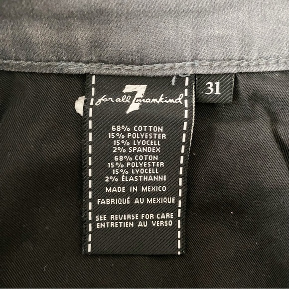 7 for All Mankind Slimmy Gray Men’s Jeans Size 31 - Picture 7 of 12
